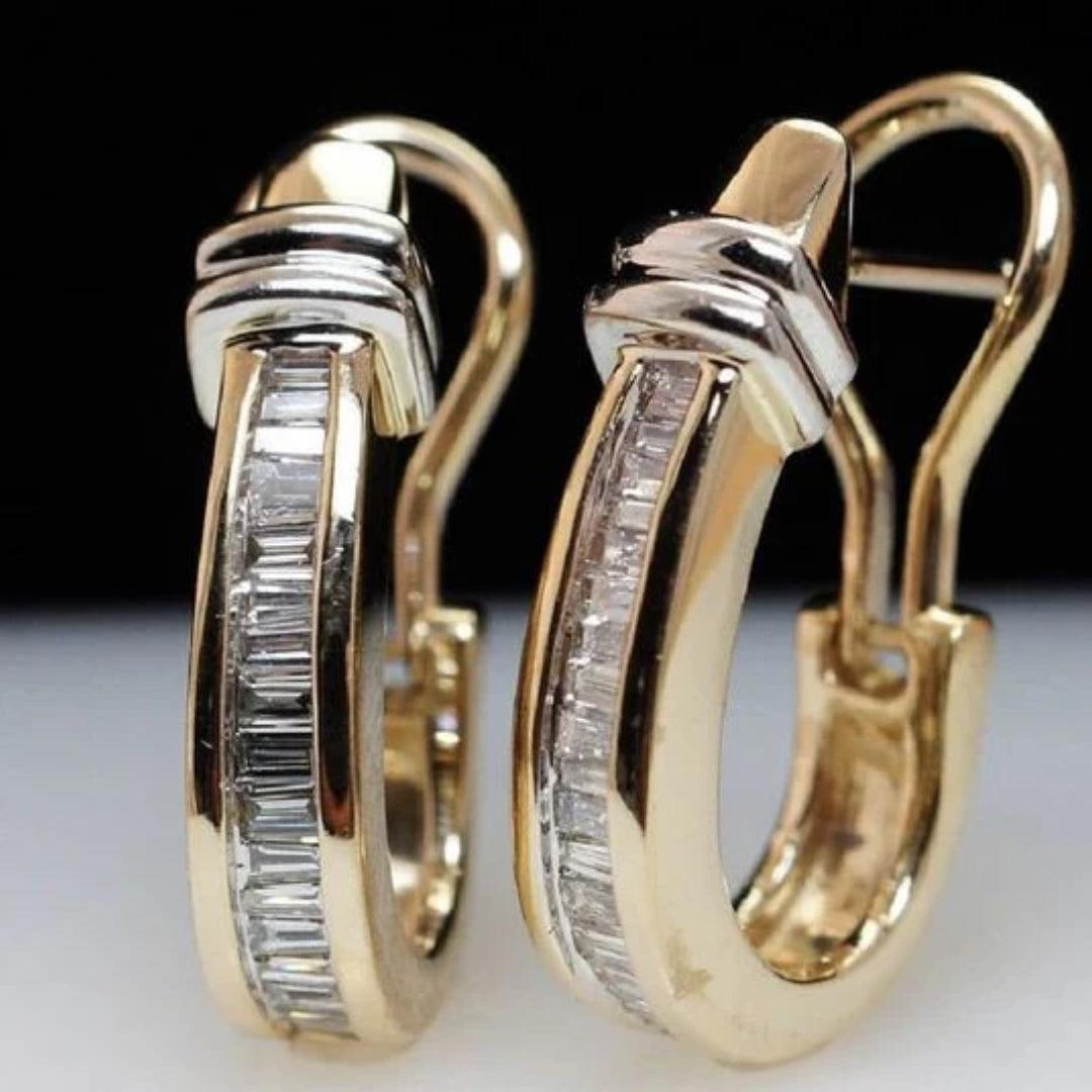 Vintage Diamond Valera Earrings
