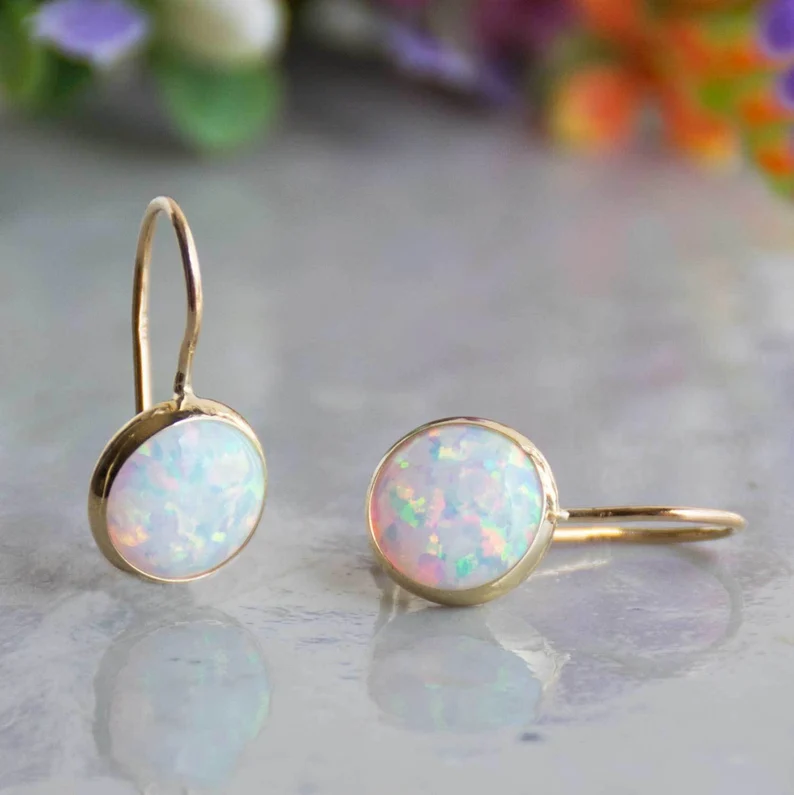 Vintage Opalstein Earrings