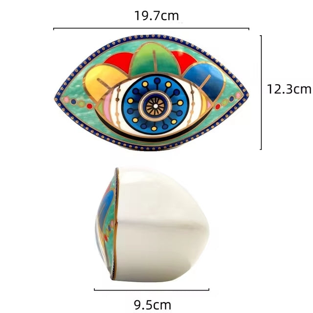 Spiritual Guardian – "Evil Eye" Ceramic Decoration