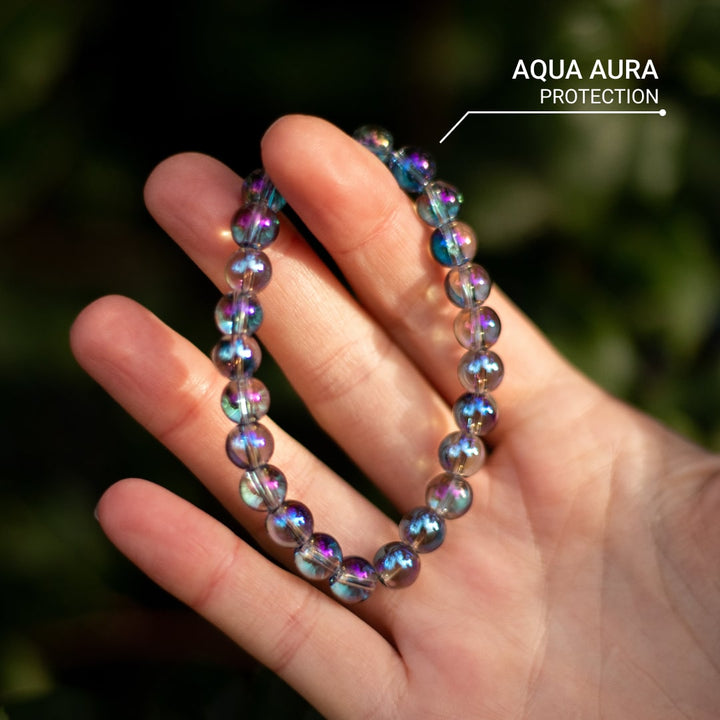 "Celestial Energy" Bracelet in Aqua Aura
