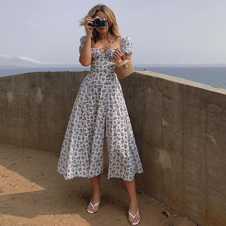 Summer Dress with Floral Print