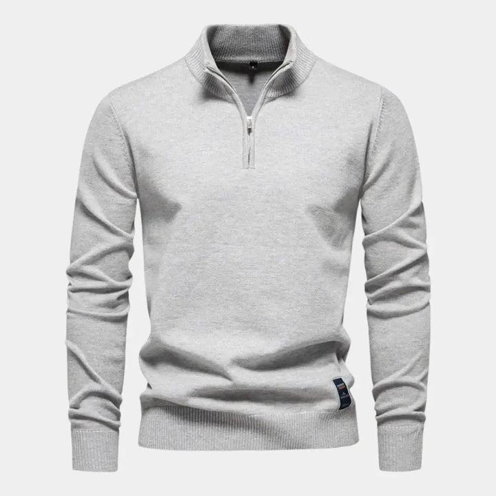Half-Zip Knit Sweater