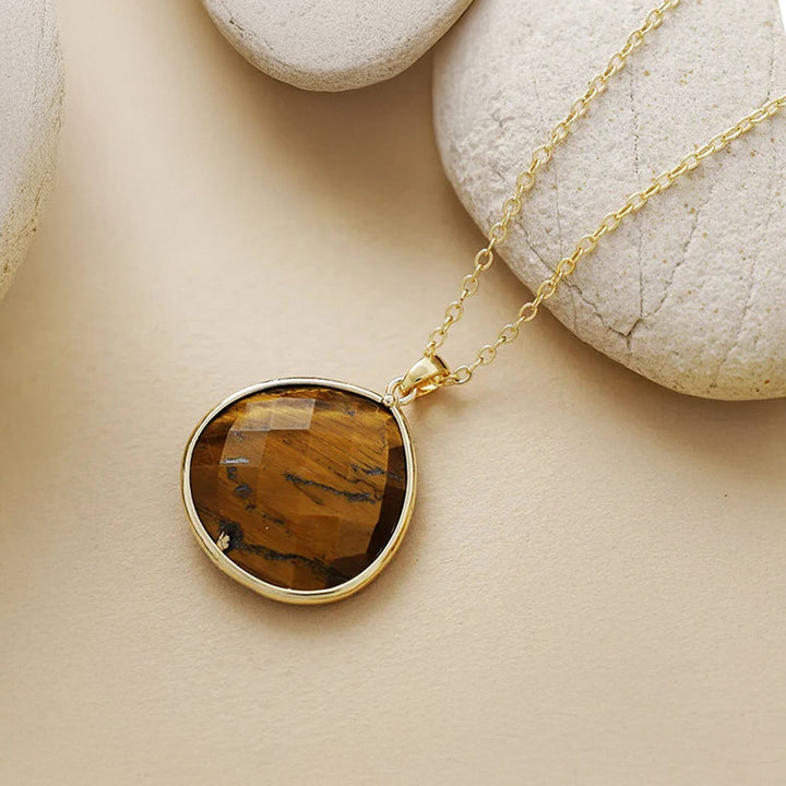 "Drop of Light" Pendant in Tiger's Eye
