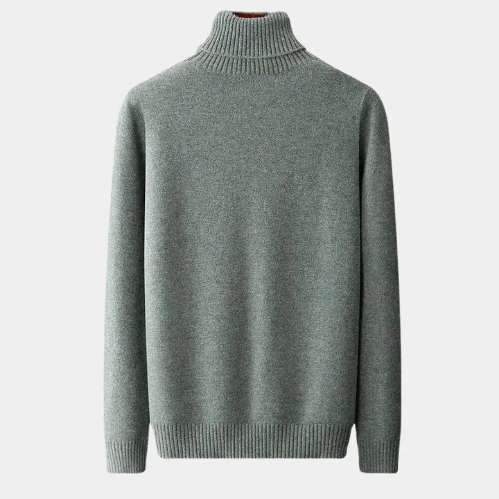 Turtleneck Sweater Made of 100% Merino Wool