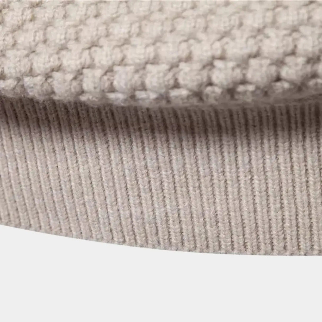 Textured Old Money Pullover