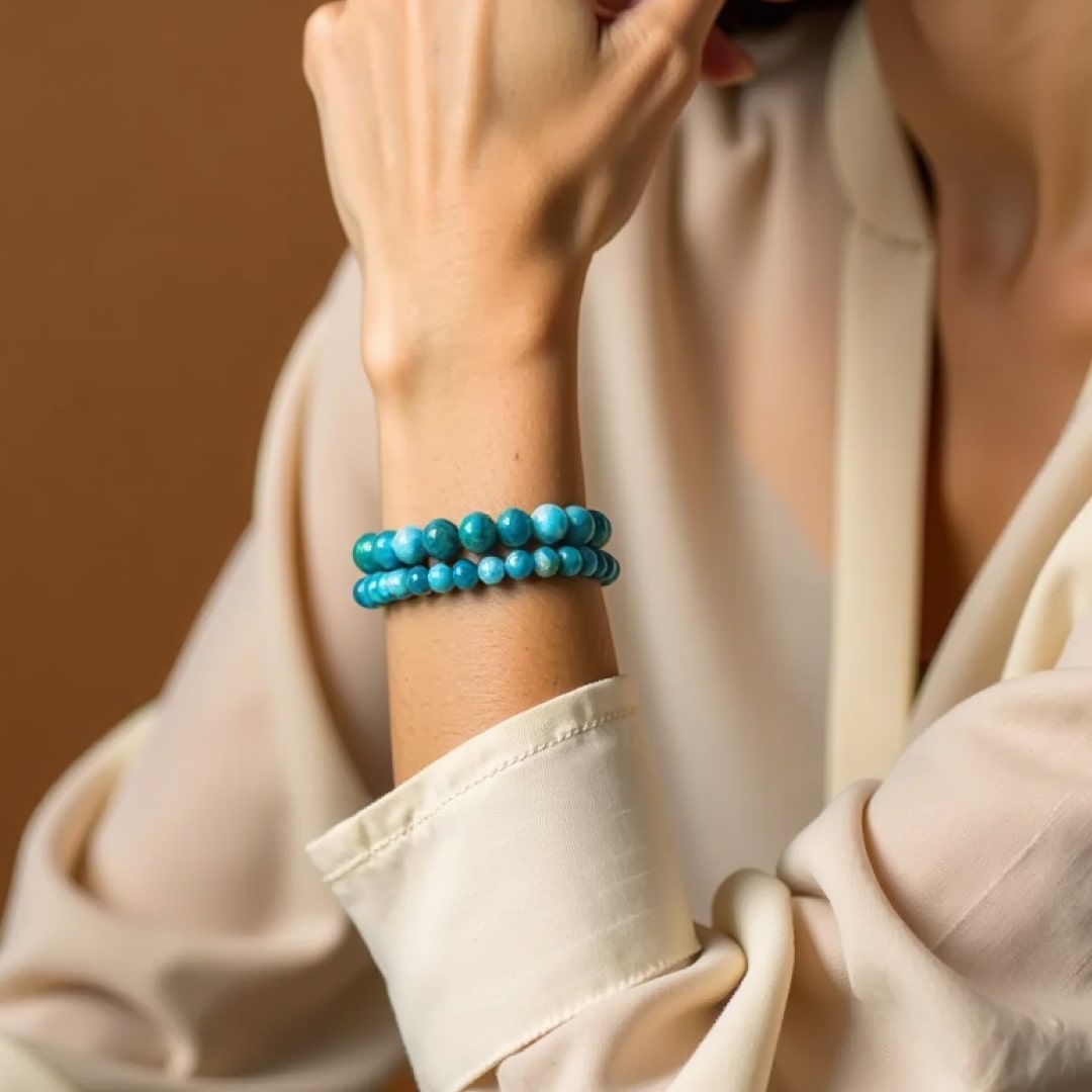 "Inner Clarity" Bracelet in Apatite