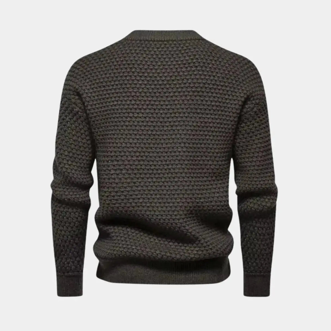 Textured Old Money Pullover