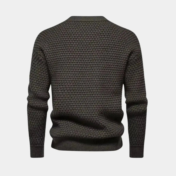 Textured Old Money Pullover