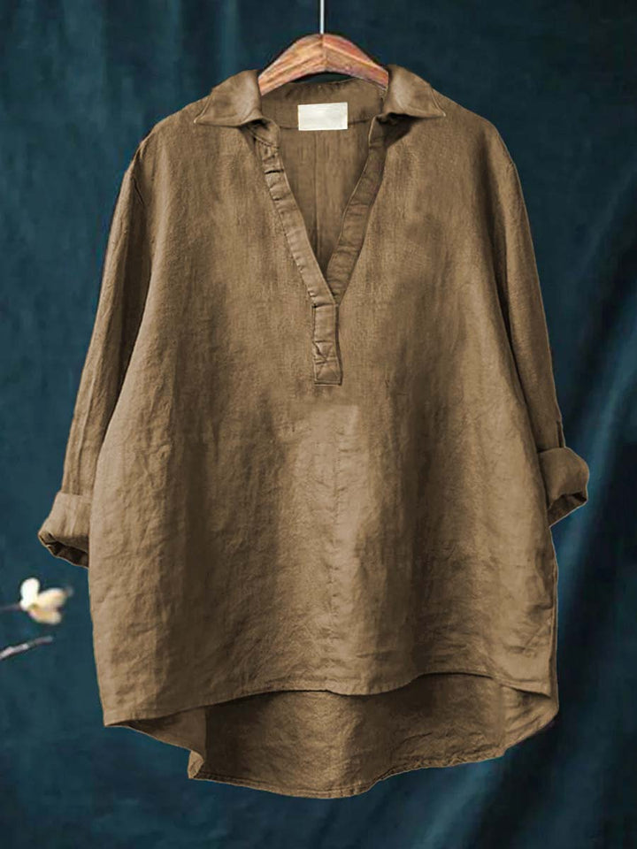 Andrea™ - Linen Blouse