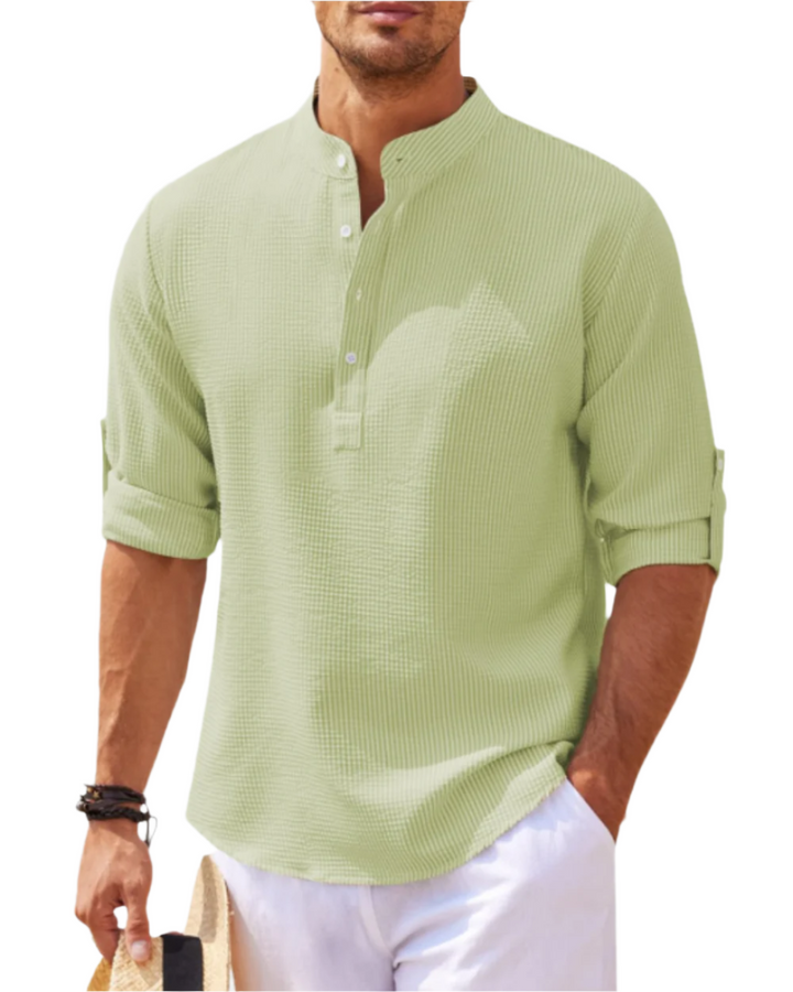 Taglight Men's Long Sleeve Polo Shirt