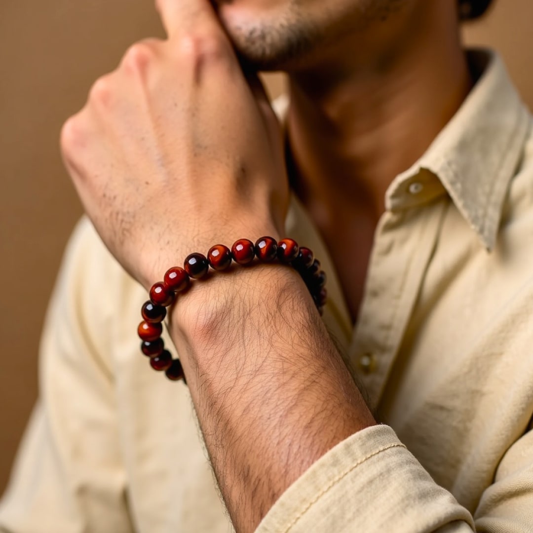 "Earth Shield" Bracelet in Tiger's Eye