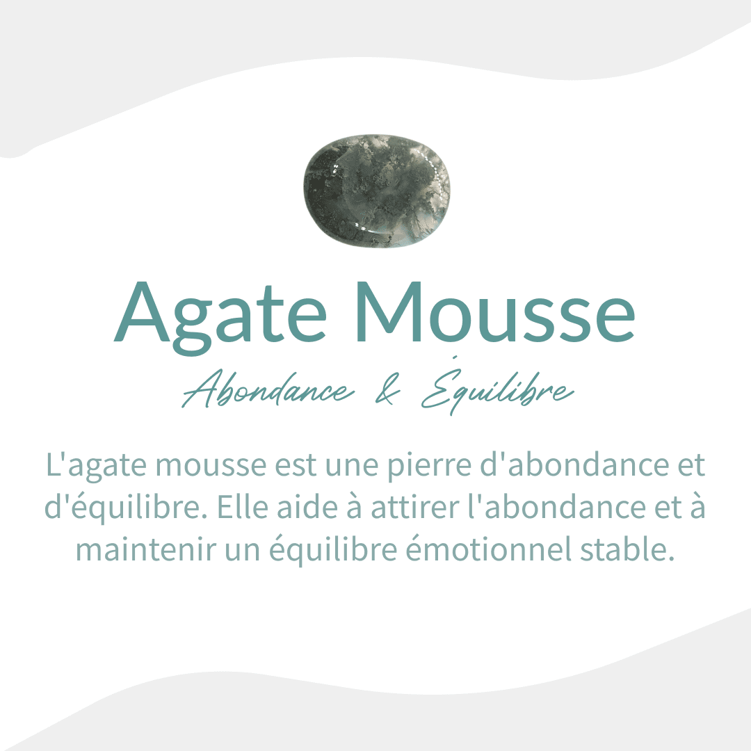 Adjustable Ring "Vegetal Awakening" in Moss Agate