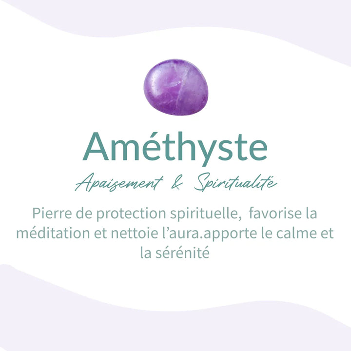 "Ear Rings 'Feminine Wisdom' in Amethyst & Silver"