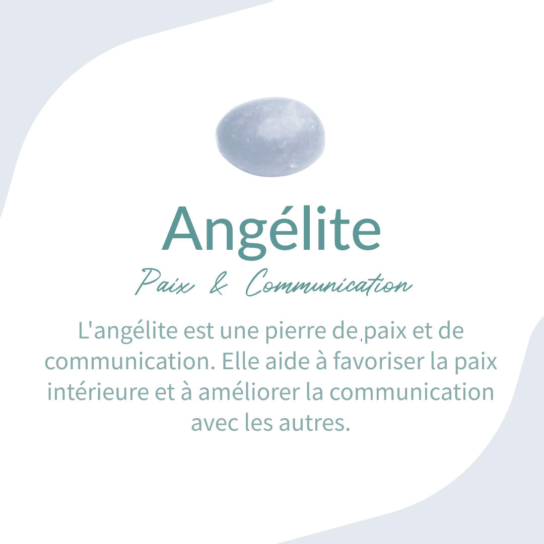 "Calm of Angels" Bracelet in Angelite