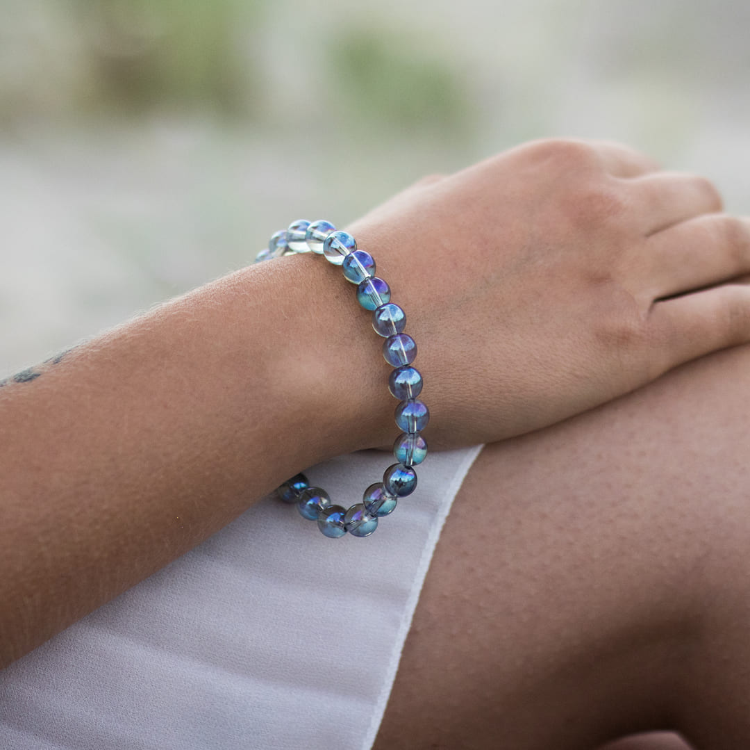 "Celestial Energy" Bracelet in Aqua Aura
