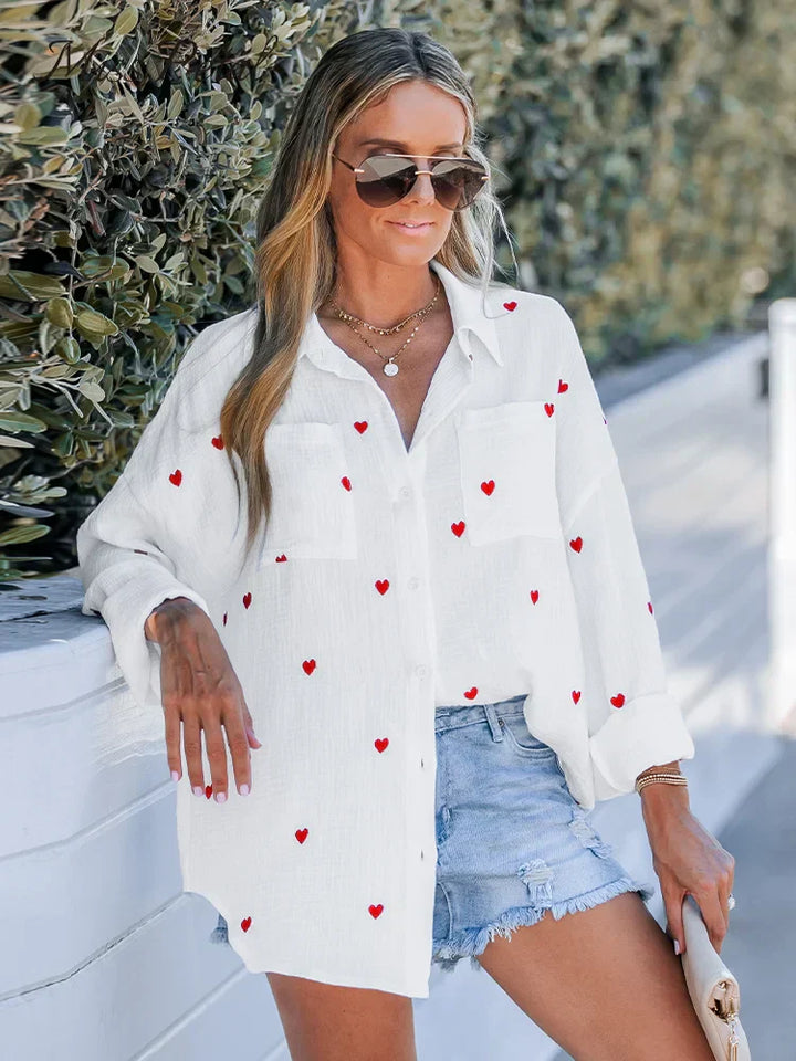 Heartfelt Women's Blouse