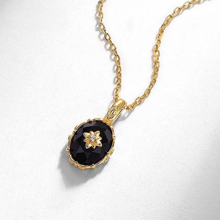 "Night Mystery" Pendant in Black Agate