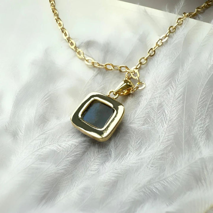 "Shield of Light" Labradorite Pendant