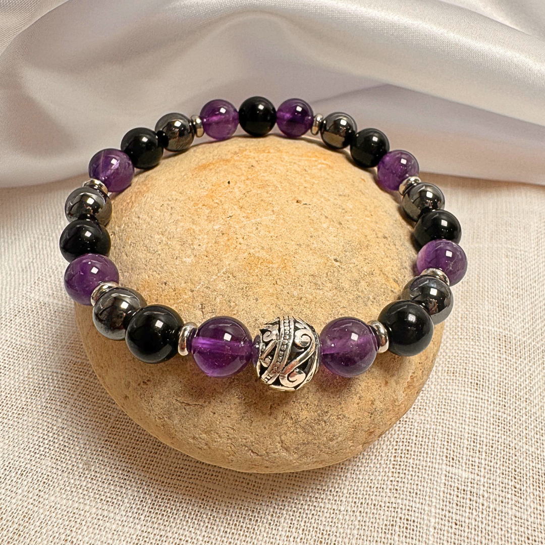 Premium "Emotional Shield" Bracelet in Natural Stones