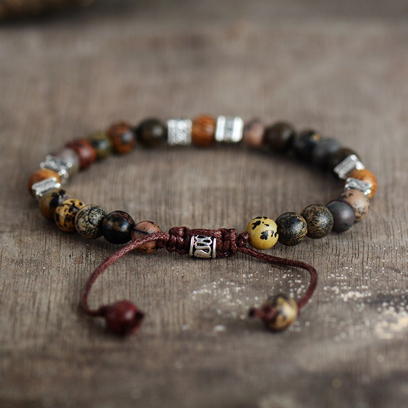 "Inner Stability" Jasper Bracelet