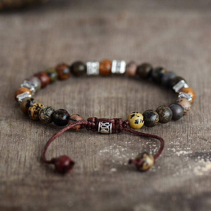 "Inner Stability" Jasper Bracelet