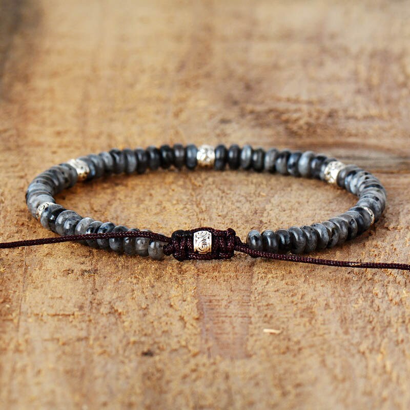 "Inner Strength" Bracelet in Larvikite