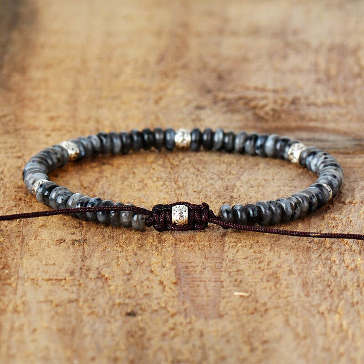 "Inner Strength" Bracelet in Larvikite