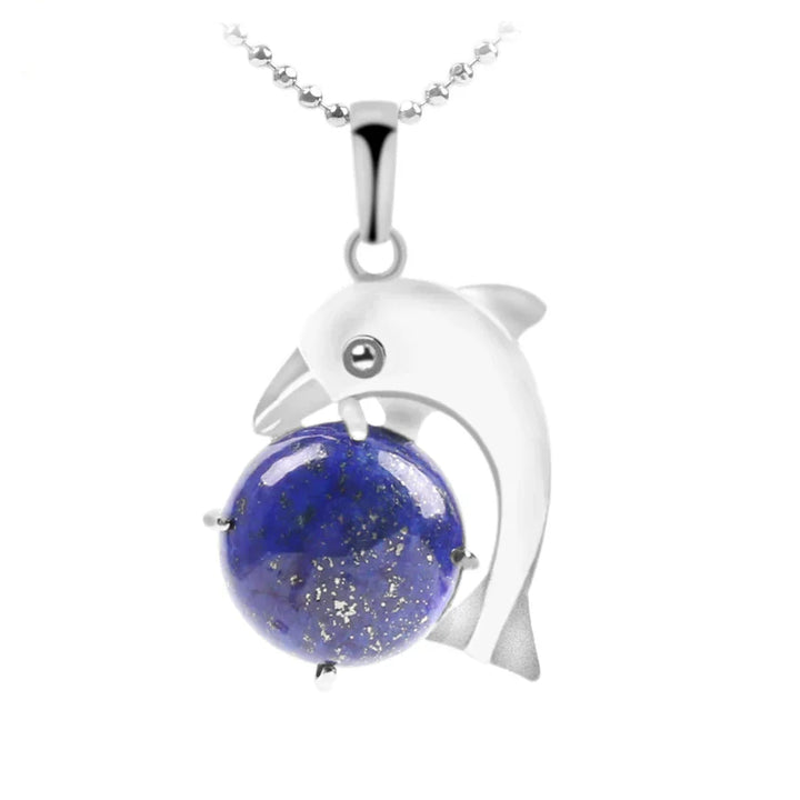 "Dolphin Energy" Pendant in Natural Stone
