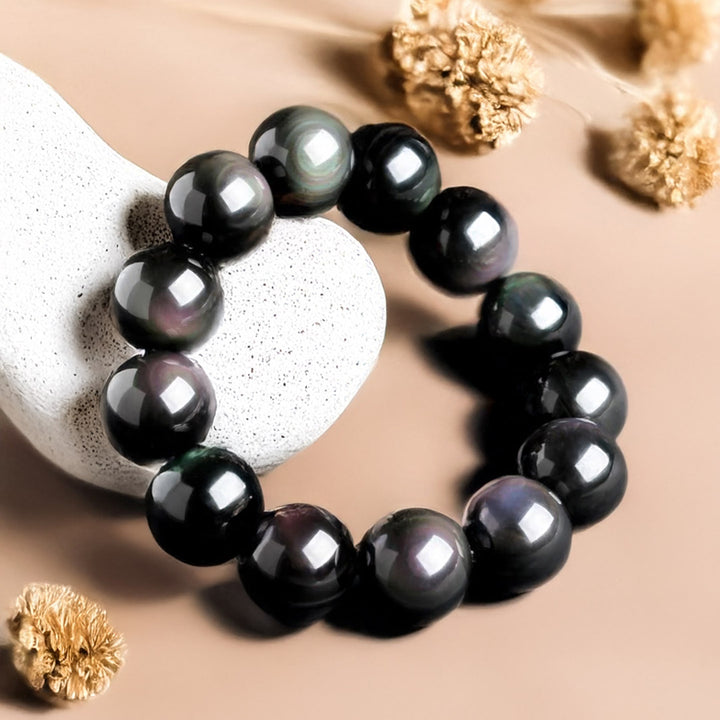 "Guidance" Bracelet in Celestial Eye Obsidian