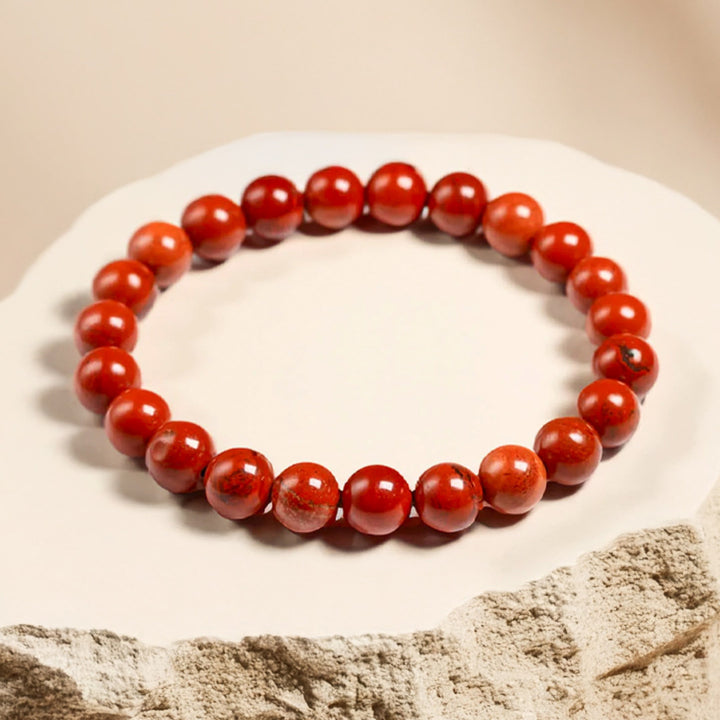 "Vital Energy" Bracelet in Red Jasper