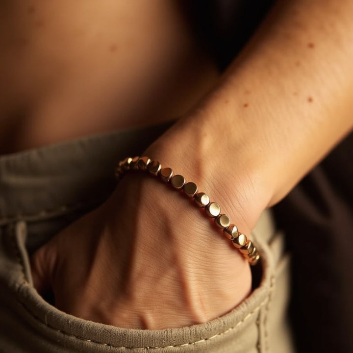Tibetan Bracelet in Copper Beads
