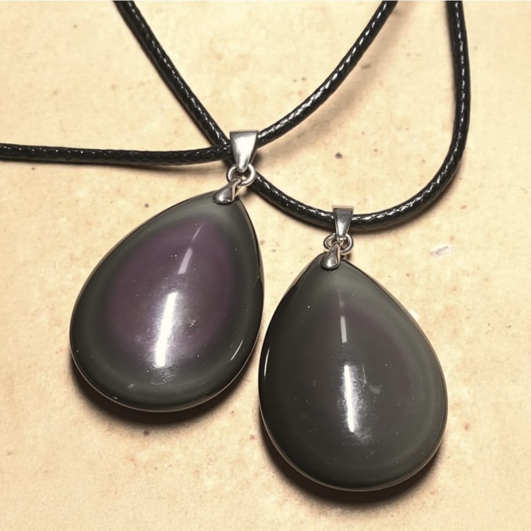 Celestial Eye Obsidian Pendant