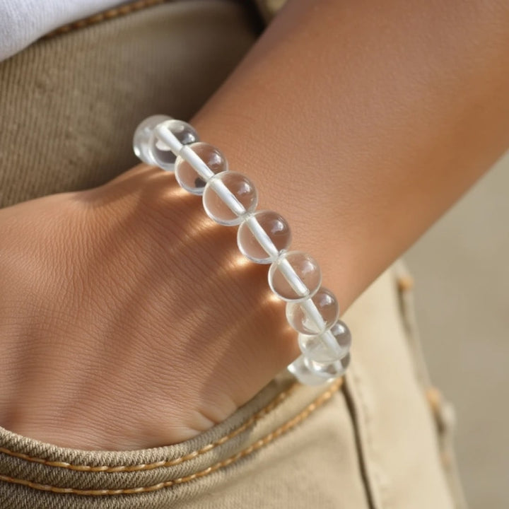 "Pure Harmony" Bracelet in Rock Crystal