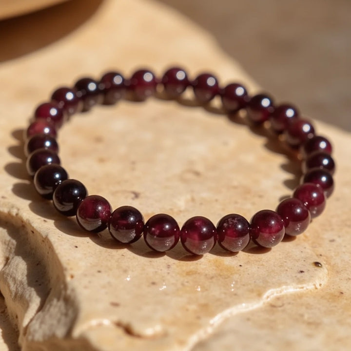 "Force de Life" Bracelet in Almandine Garnet