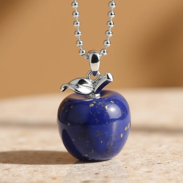 "Apple" Pendant in Natural Stone