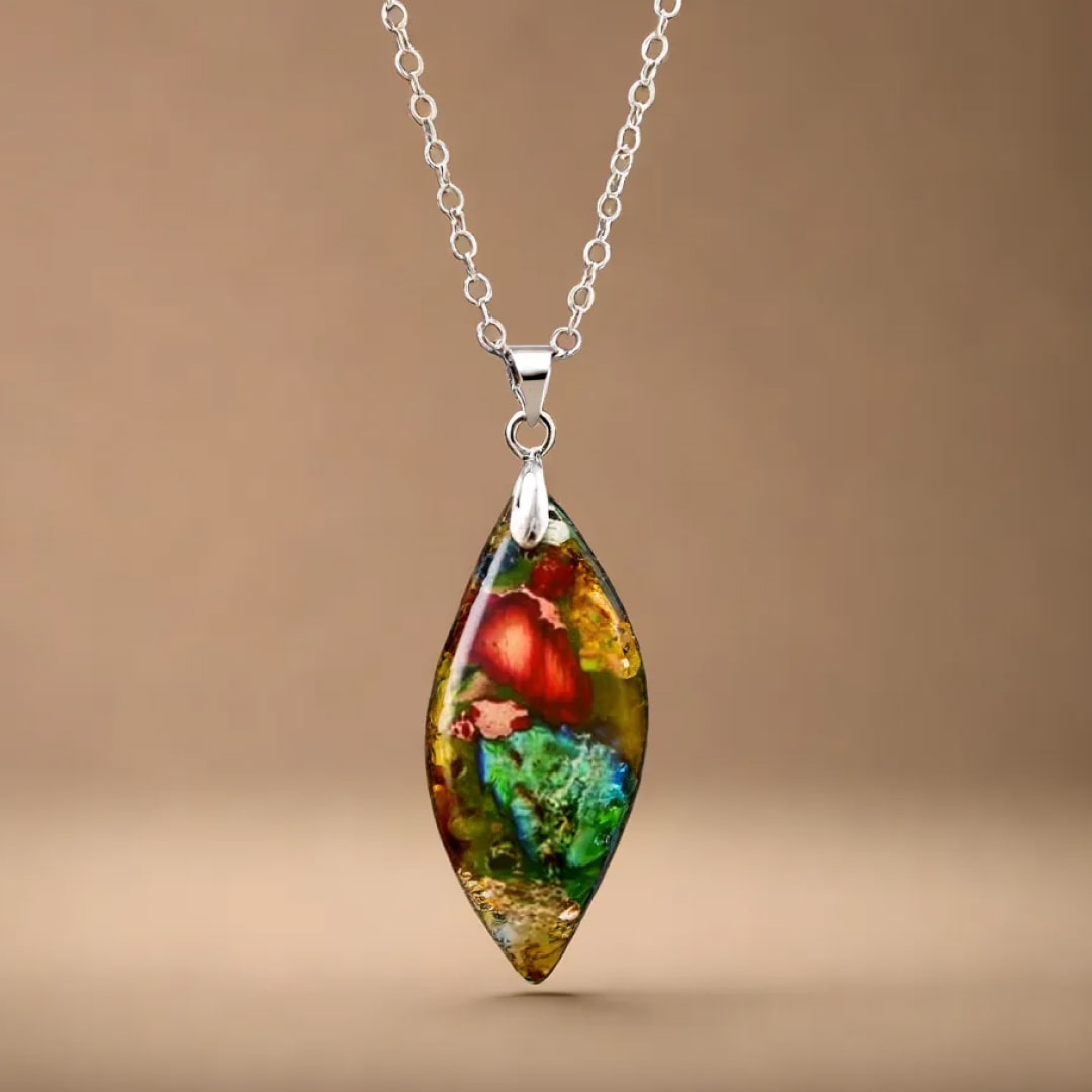Harlequin Jasper Pendant