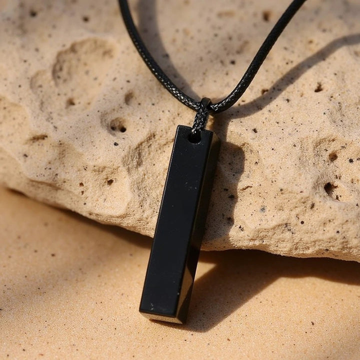 "Protection" Pendant in Black Obsidian