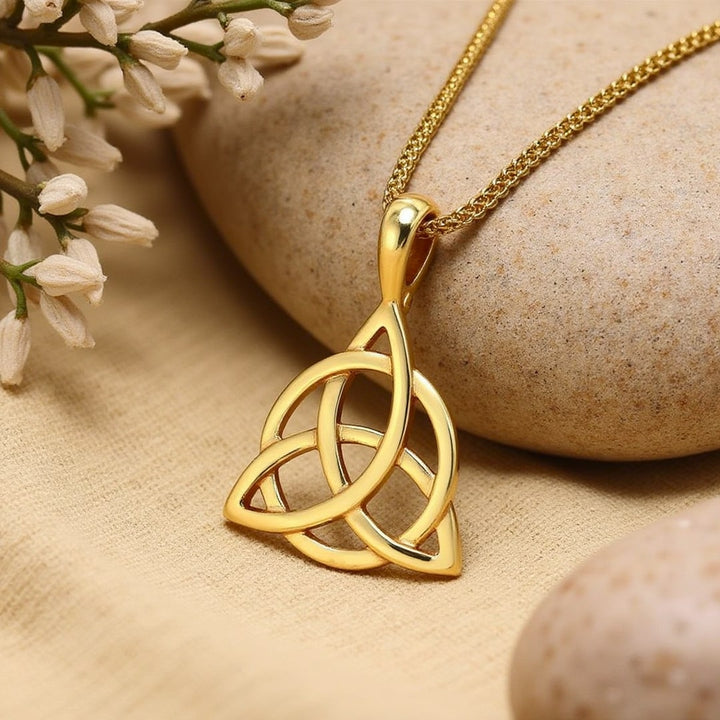 "Triquetra" Pendant in Stainless Steel