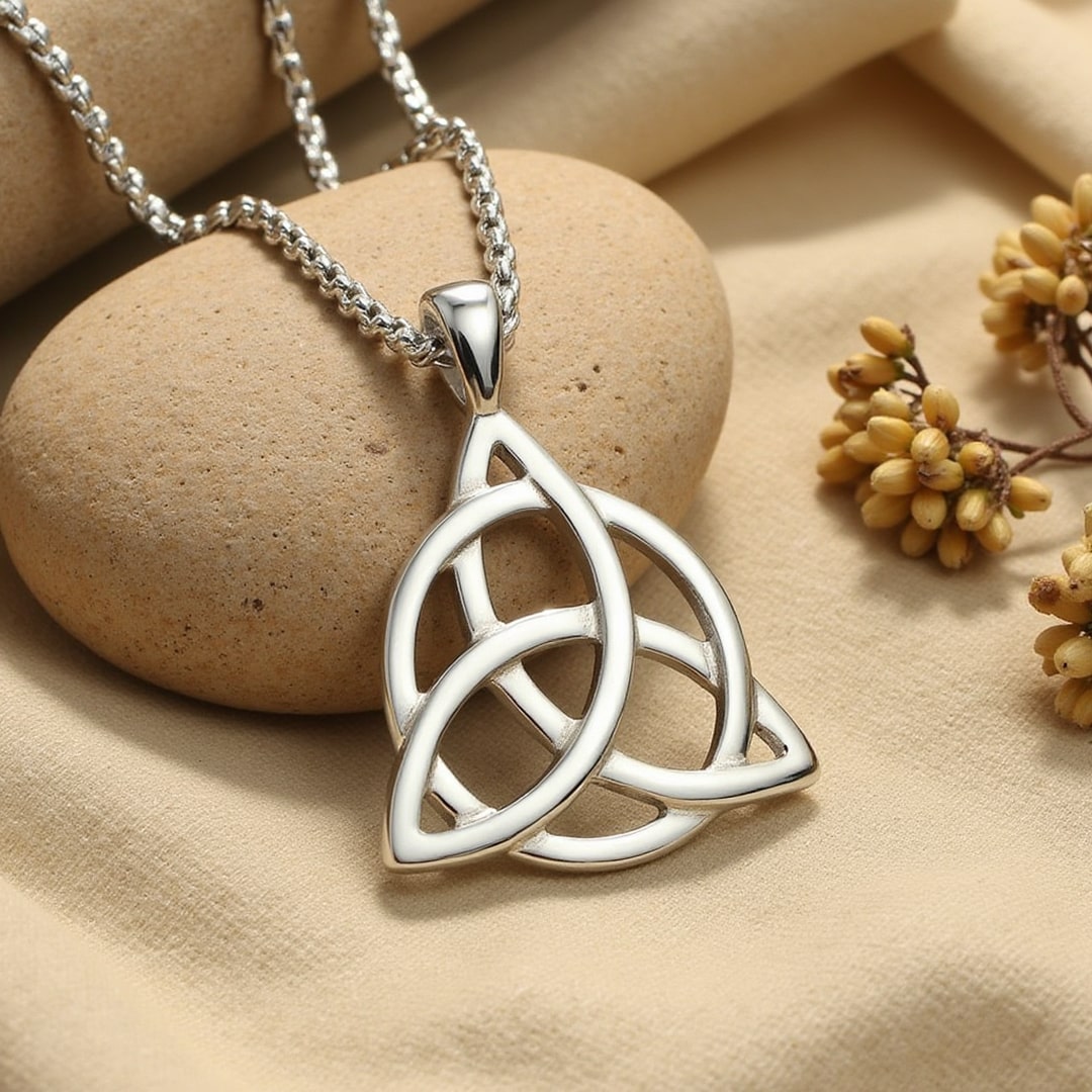 "Triquetra" Pendant in Stainless Steel