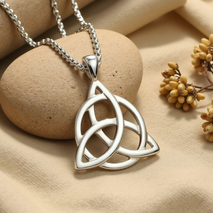 "Triquetra" Pendant in Stainless Steel