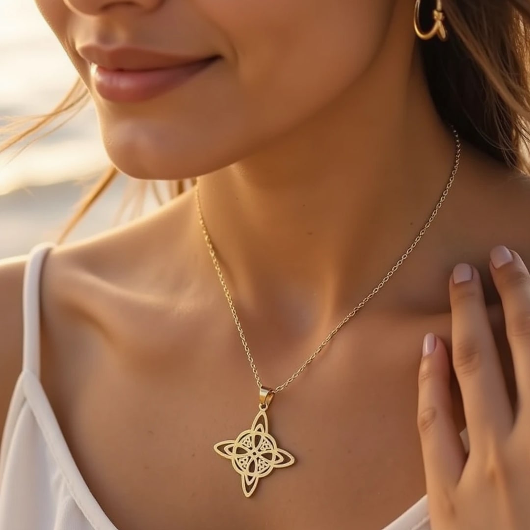 "Eternal Protection" Pendant in Witch's Knot
