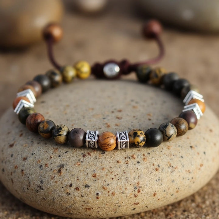 "Inner Stability" Jasper Bracelet