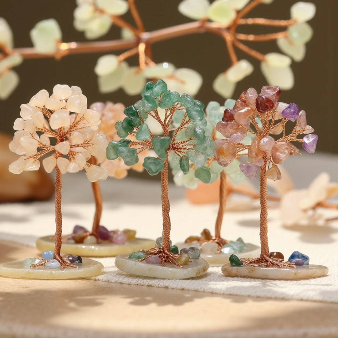 Feng Shui Tree "Harmony" in Natural Stones