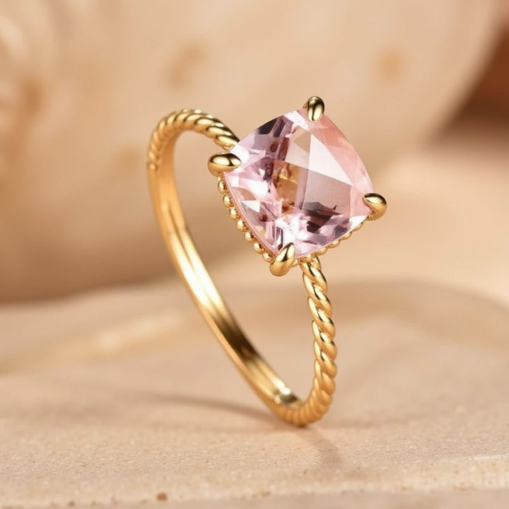 Adjustable Ring "The Soul of Stones" in Natural Stones