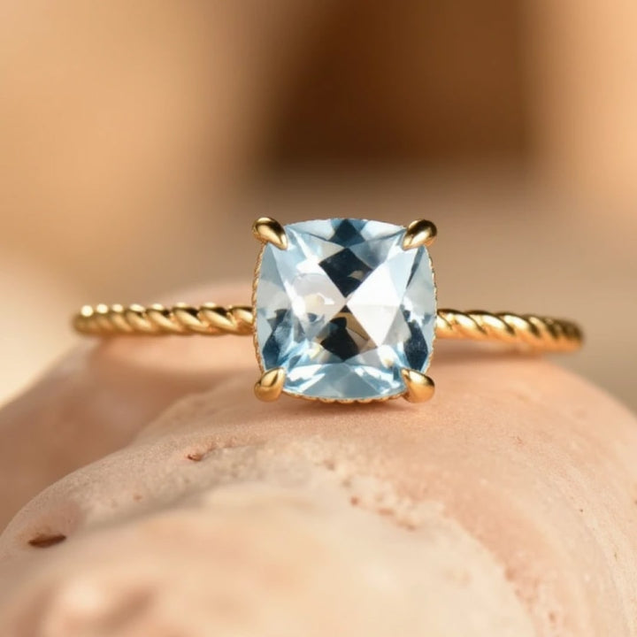 Adjustable Ring "The Soul of Stones" in Natural Stones