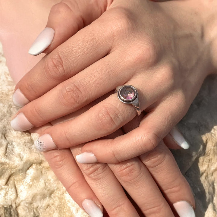 Rainbow Mystic Topaz & Silver Ring