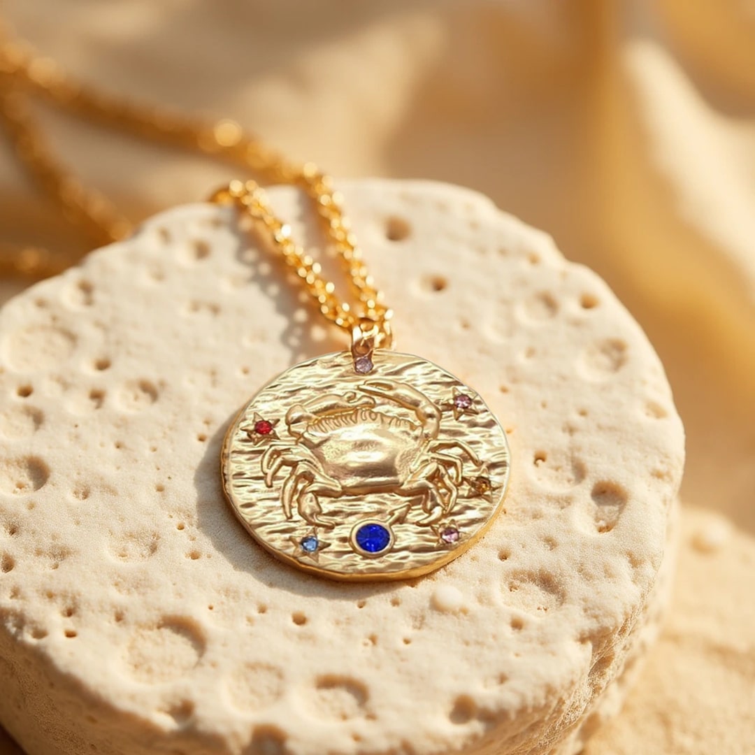 Golden Constellation Pendant - Zodiac Signs