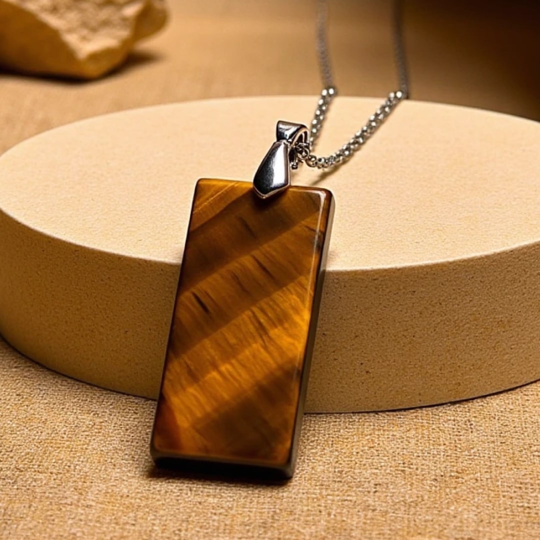 "Elegance & Power" Natural Stone Pendant
