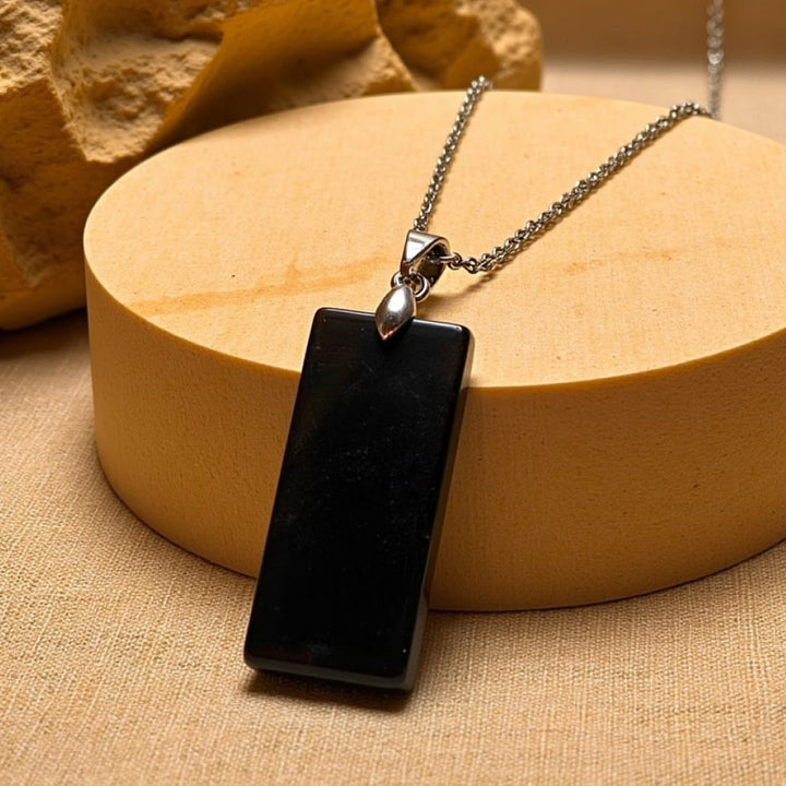 "Elegance & Power" Pendant in Natural Stone