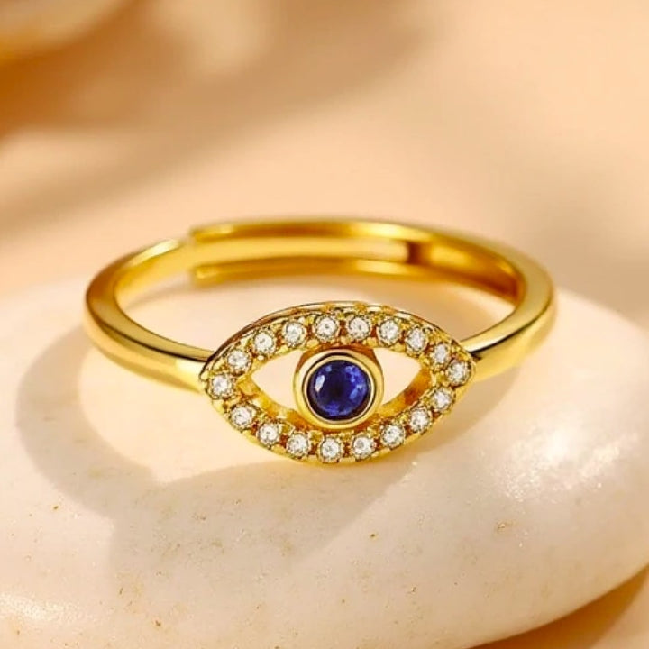 Adjustable Ring "Evil Eye"